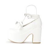 厚底リボン付き3WAYキラキラパンプス | ESPERANZA | 詳細画像3 