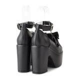 厚底リボン付き3WAYキラキラパンプス | ESPERANZA | 詳細画像7 