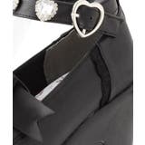 厚底リボン付き3WAYキラキラパンプス | ESPERANZA | 詳細画像14 