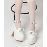 厚底リボン付き3WAYキラキラパンプス | ESPERANZA | 詳細画像23 