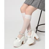 厚底リボン付き3WAYキラキラパンプス | ESPERANZA | 詳細画像24 