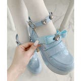 厚底リボン付き3WAYキラキラパンプス | ESPERANZA | 詳細画像35 