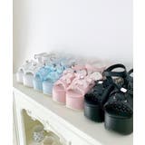 地雷系 厚底リボンレースアップサンダル | ESPERANZA | 詳細画像32 