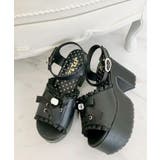 地雷系 厚底リボンレースアップサンダル | ESPERANZA | 詳細画像39 