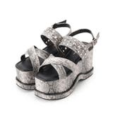 パイソン柄(919) | 厚底スタッズ付きサンダル | ESPERANZA