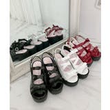 厚底レース付きリボンベルトサンダル | ESPERANZA | 詳細画像14 
