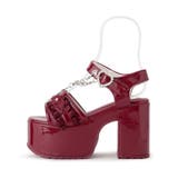 厚底ハートチェ―ン付き十字架サンダル | ESPERANZA | 詳細画像4 