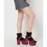 厚底ハートチェ―ン付き十字架サンダル | ESPERANZA | 詳細画像22 