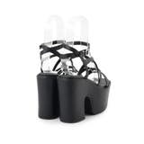 厚底レースアップサンダル | ESPERANZA | 詳細画像8 