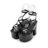 ブラック(219) | 厚底レースアップサンダル | ESPERANZA