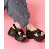 厚底クロスサンダル パデットサンダル | ESPERANZA | 詳細画像15