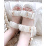 ギャザーダブルベルトサンダル | ESPERANZA | 詳細画像4 