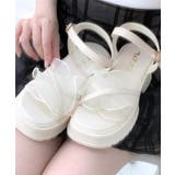 チュールフリルサンダル | ESPERANZA | 詳細画像1 