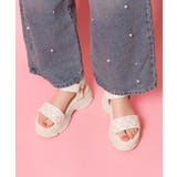 キルティング 面ファスナーストラップサンダル | ESPERANZA | 詳細画像19 