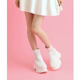 美脚見え厚底ニットブーツ | ESPERANZA | 詳細画像6 
