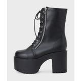 厚底サイドジップミドル丈ブーツ | ESPERANZA | 詳細画像11 