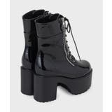 厚底サイドジップミドル丈ブーツ | ESPERANZA | 詳細画像14 