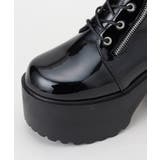 厚底サイドジップミドル丈ブーツ | ESPERANZA | 詳細画像18 