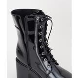 厚底サイドジップミドル丈ブーツ | ESPERANZA | 詳細画像21 