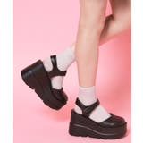 ブラック(019) | 厚底ストラップパンプス | ESPERANZA