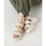 軽量厚底ソール ゴールドベルトスポーツサンダル | ESPERANZA | 詳細画像17 