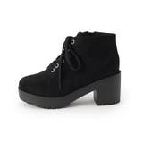 【らくちん履き心地】一体厚底レースアップブーツ | ESPERANZA | 詳細画像35