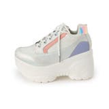 ＜脱ぎ履きしやすい＞ファスナー付厚底スニーカー | ESPERANZA | 詳細画像30 