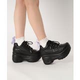 ＜脱ぎ履きしやすい＞ファスナー付厚底スニーカー | ESPERANZA | 詳細画像4 