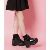 ＜脱ぎ履きしやすい＞ファスナー付厚底スニーカー | ESPERANZA | 詳細画像14 