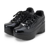 ＜脱ぎ履きしやすい＞ファスナー付厚底スニーカー | ESPERANZA | 詳細画像43 