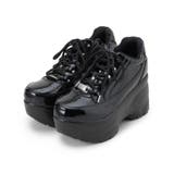 ＜脱ぎ履きしやすい＞ファスナー付厚底スニーカー | ESPERANZA | 詳細画像35 