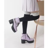 厚底十字架チャーム付きチェーンブーツ | ESPERANZA | 詳細画像39 