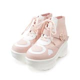 ピンク(072) | 厚底ハートハイカットスニーカー | ESPERANZA
