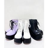 厚底レースアップブーツ | ESPERANZA | 詳細画像38