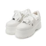 サテンリボンレースアップ厚底スニーカー | ESPERANZA | 詳細画像35 