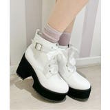 厚底レースアップブーツ | ESPERANZA | 詳細画像32