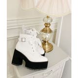 厚底レースアップブーツ | ESPERANZA | 詳細画像1