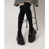 厚底2段ソールローファーパンプス | ESPERANZA | 詳細画像22 