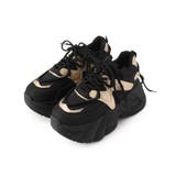 ブラック(019) | 厚底ボリューム底スニーカー | ESPERANZA