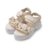 ベージュ(052) | 厚底フリルスポサン | ESPERANZA