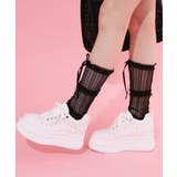 軽量厚底インヒールラインストーン付スニーカー | ESPERANZA | 詳細画像1 