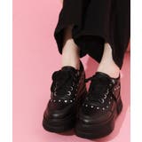 軽量厚底インヒールラインストーン付スニーカー | ESPERANZA | 詳細画像10 