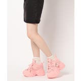 厚底ワンポイントインヒールデザインスニーカー | ESPERANZA | 詳細画像17 