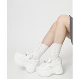 厚底キラキラストーン付スニーカー | ESPERANZA | 詳細画像10 