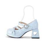 厚底ハートヒールストラップパンプス | ESPERANZA | 詳細画像6