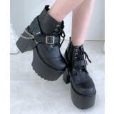 ベルト取り外し可厚底ベルト付きブーツ | ESPERANZA | 詳細画像4 