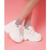 厚底キラキラインヒールスニーカー | ESPERANZA | 詳細画像1