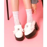 リボン付厚底ローファーパンプス | ESPERANZA | 詳細画像2 