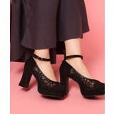 厚底レースパンプス | ESPERANZA | 詳細画像1 