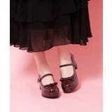 レッド(263) | リボン付きストラップパンプス | ESPERANZA